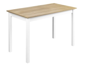 Sada stolu se 4 židlemi X002 Bílá/dub Grandson