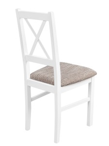 Sada stolu se 4 židlemi X002 Bílá/dub Grandson