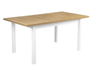 Skládací stůl se 6 židlemi X006 Bílý/dub Grandson