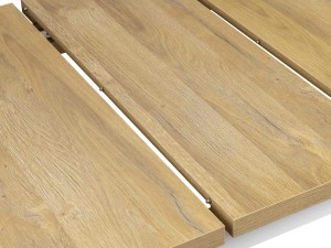 Skládací stůl se 6 židlemi X006 Bílý/dub Grandson