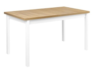 Skládací stůl se 6 židlemi X010 Bílý/dub Grandson