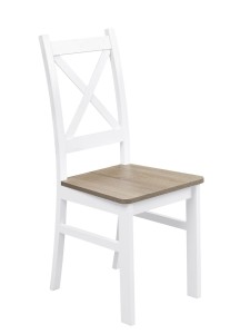 Stůl se 4 židlemi Z054 Bílá/San remo