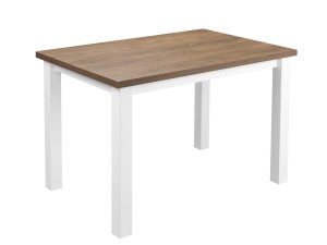 Stůl se 4 židlemi Z055 Bílá/Dub lefkas