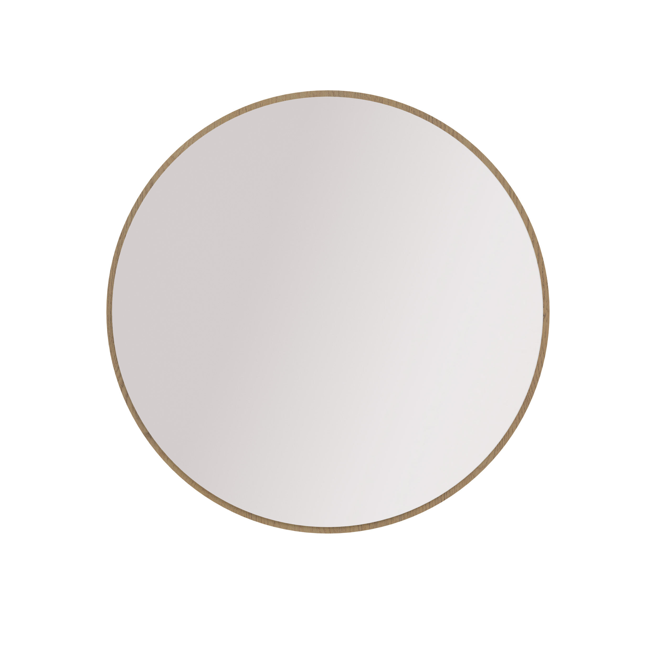 Kulaté závěsné zrcadlo 100 cm Flana 701 Dub Cremona