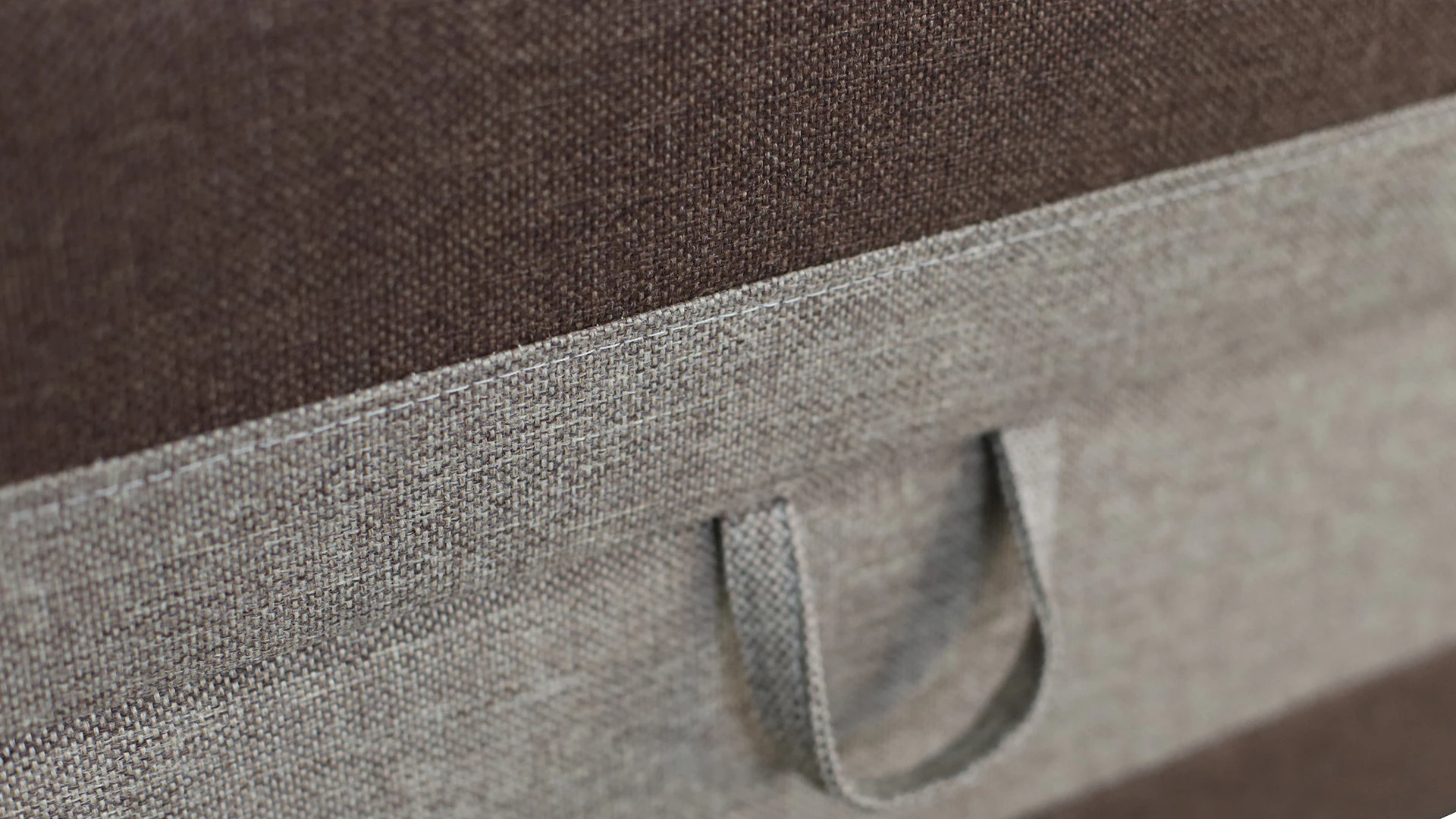 Jednolůžková postel s úložným prostorem Hirek Eko 80x200 Hnědá/Béžová