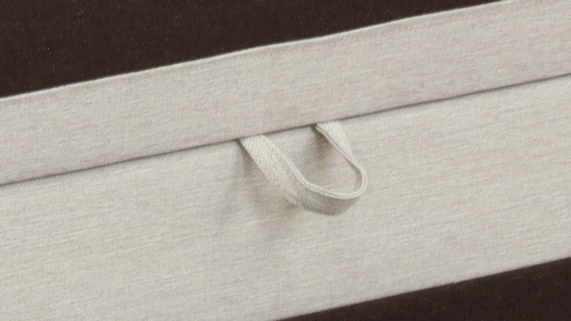 Jednolůžková postel s úložným prostorem Hirek Eko 80x200 Hnědá/Ecru