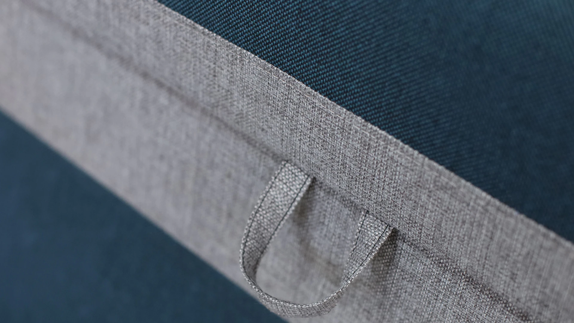 Jednolůžková postel s úložným prostorem Hirek Eko 80x200 Tyrkysová/Šedá