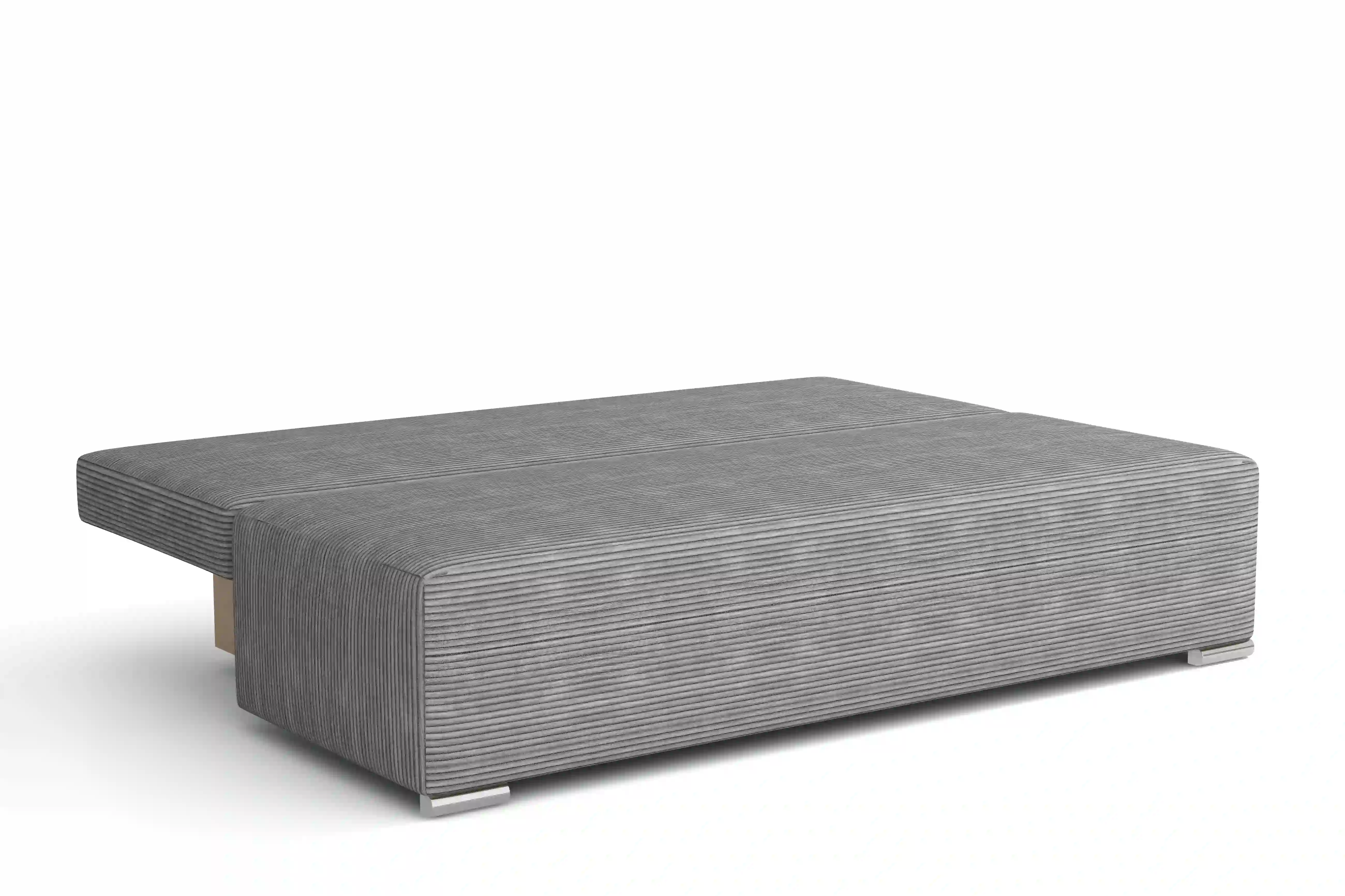 Rozkládací pohovka Lunera Prima 2 z manšestru grafitová