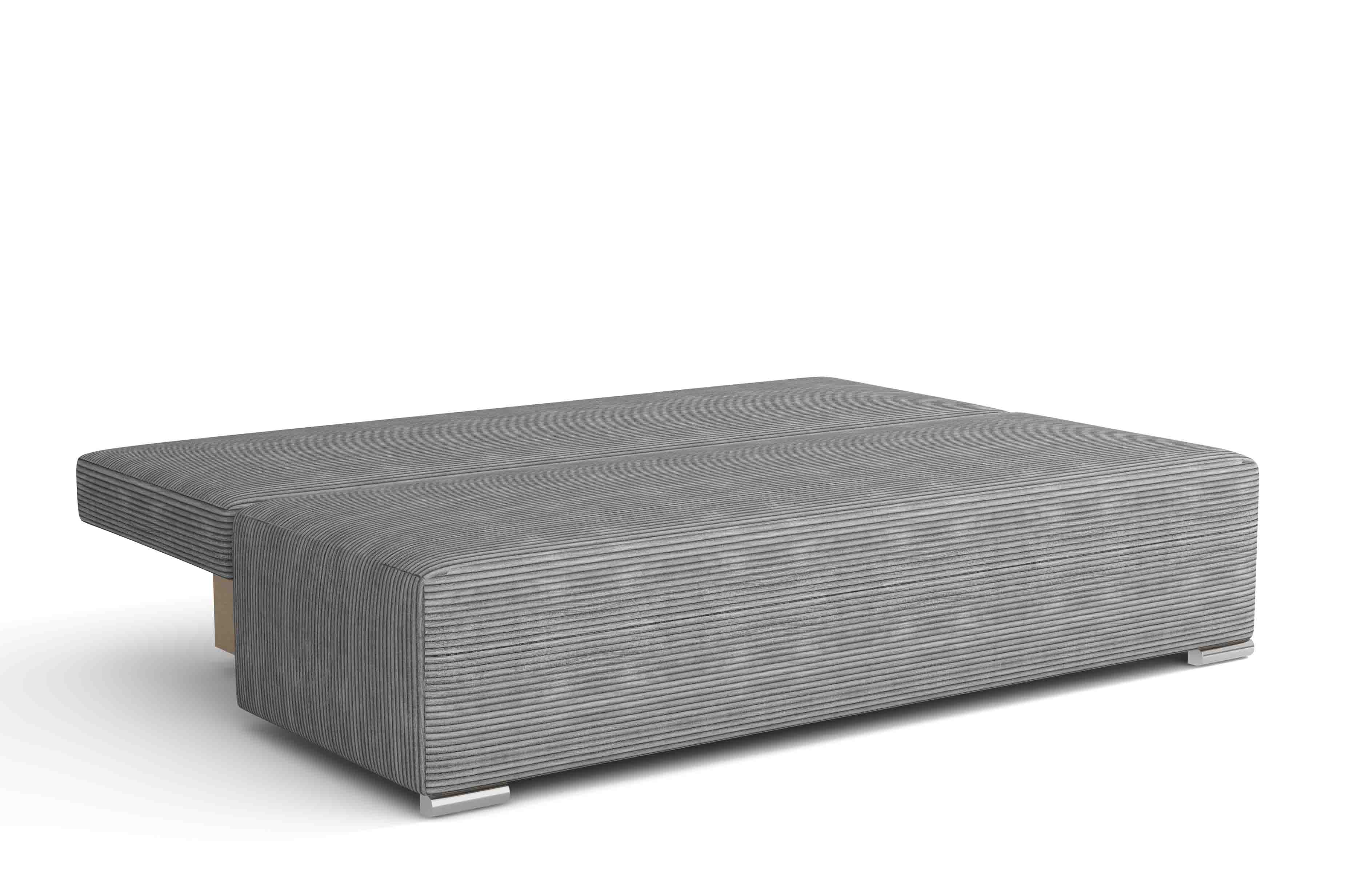 Rozkládací pohovka s funkcí spaní Lunera Prima 2 manšestr zelená