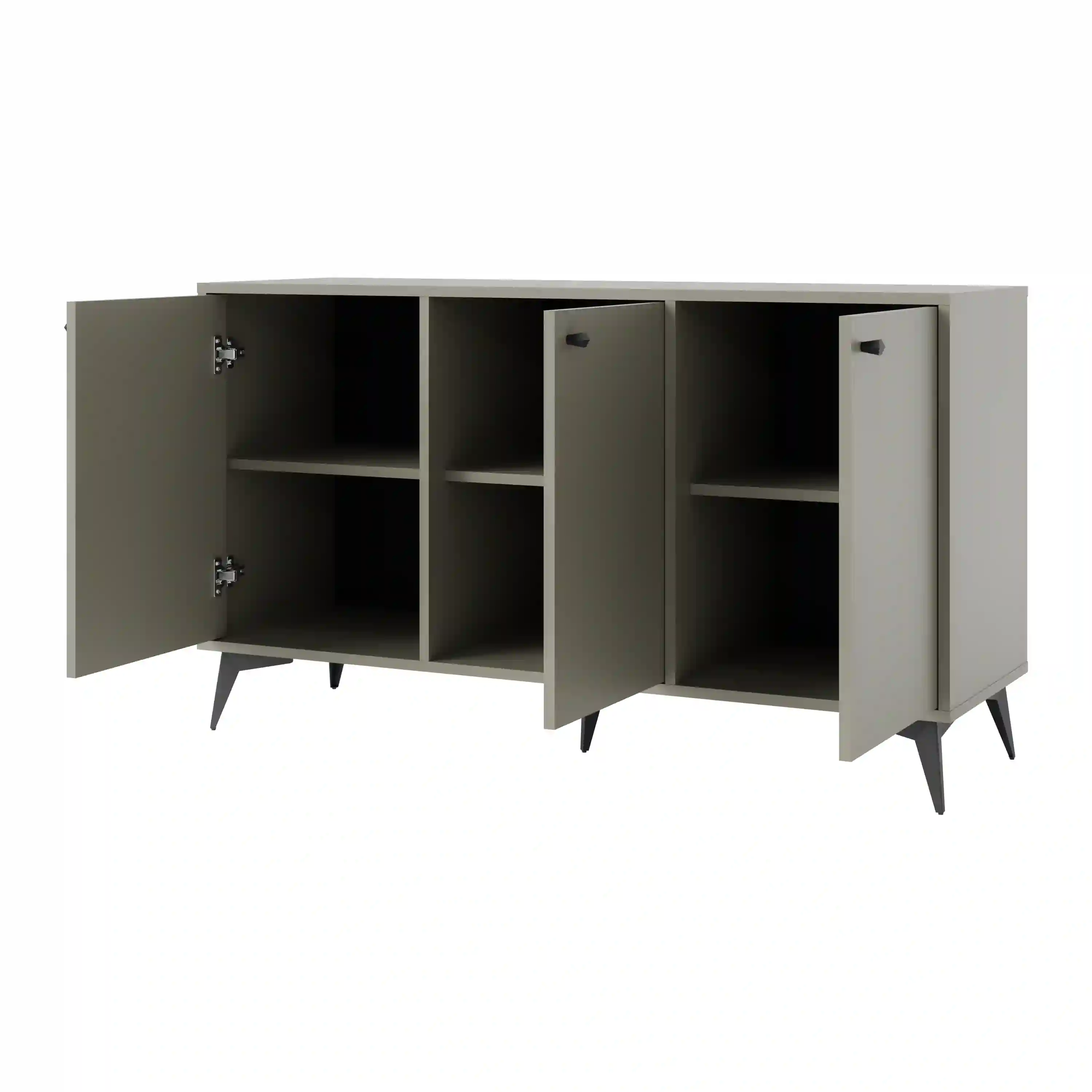 Komoda Sakai 1-3F T813 Eukalyptus Černá
