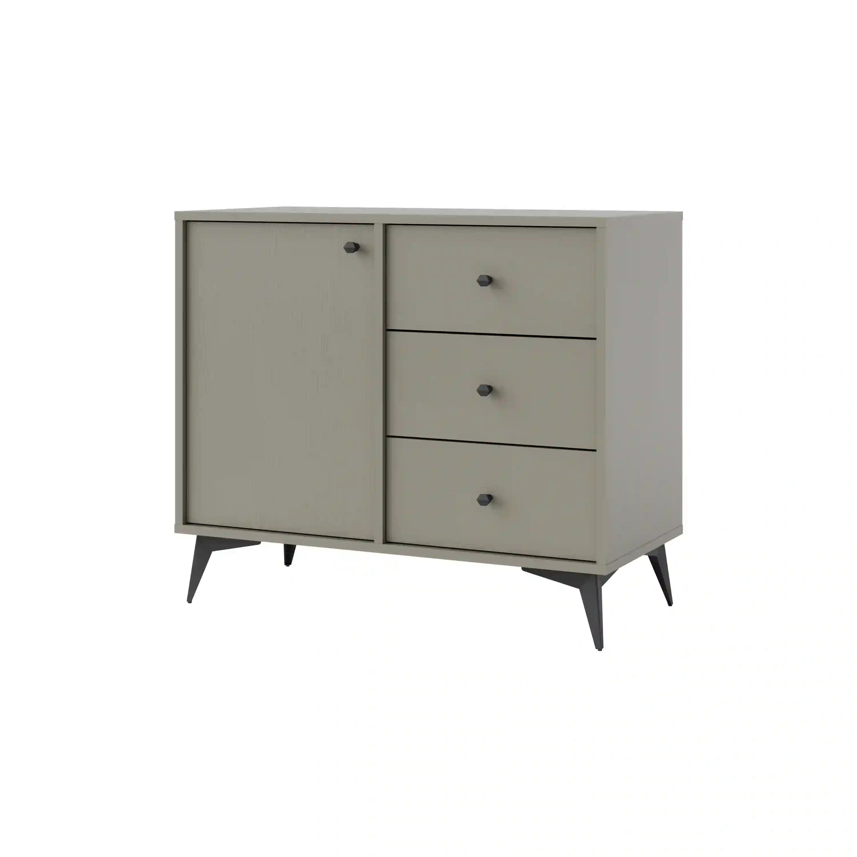 Komoda Sakai 1F3S T814 Eukalyptus Černá