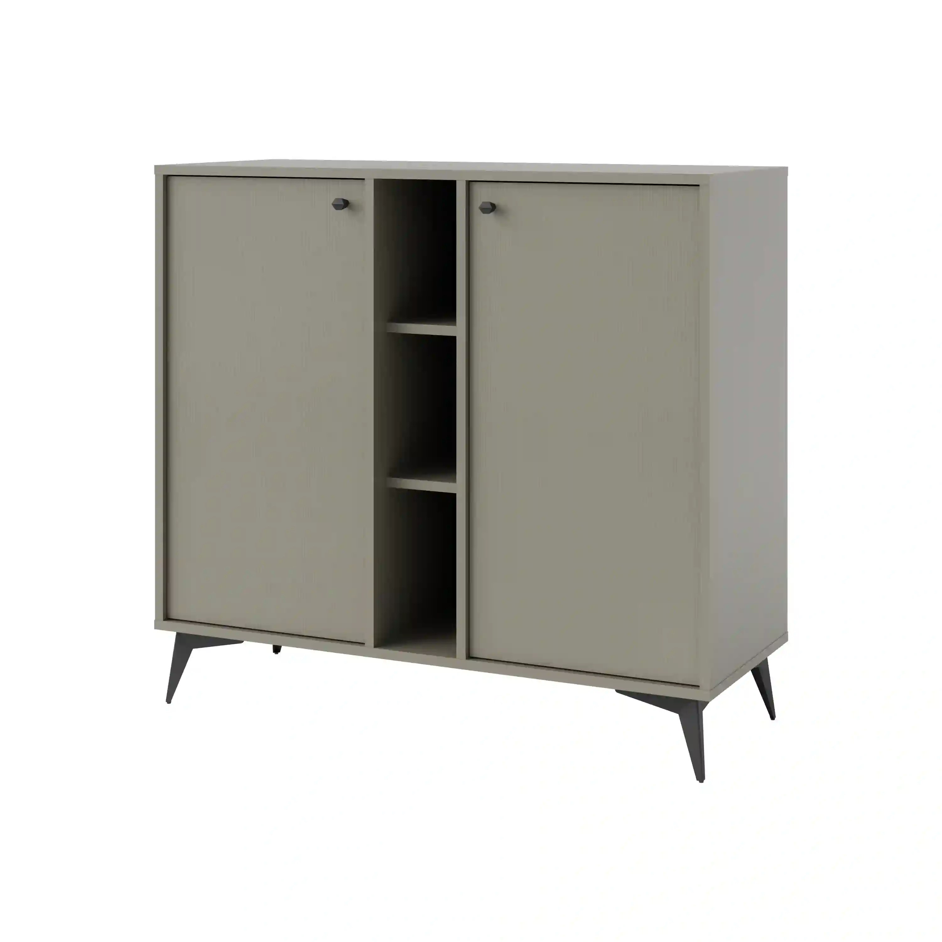 Komoda Sakai 1-2F T822 Eukalyptus Černá