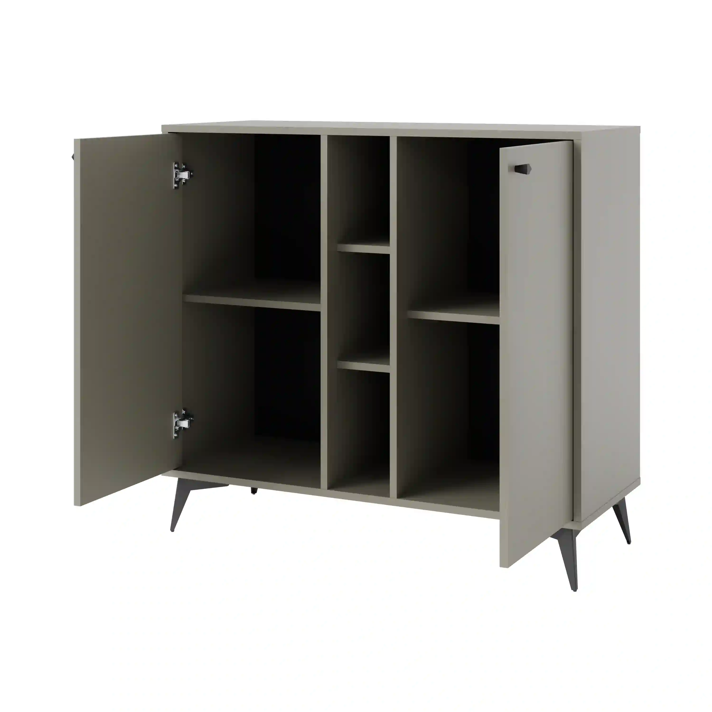 Komoda Sakai 1-2F T822 Eukalyptus Černá