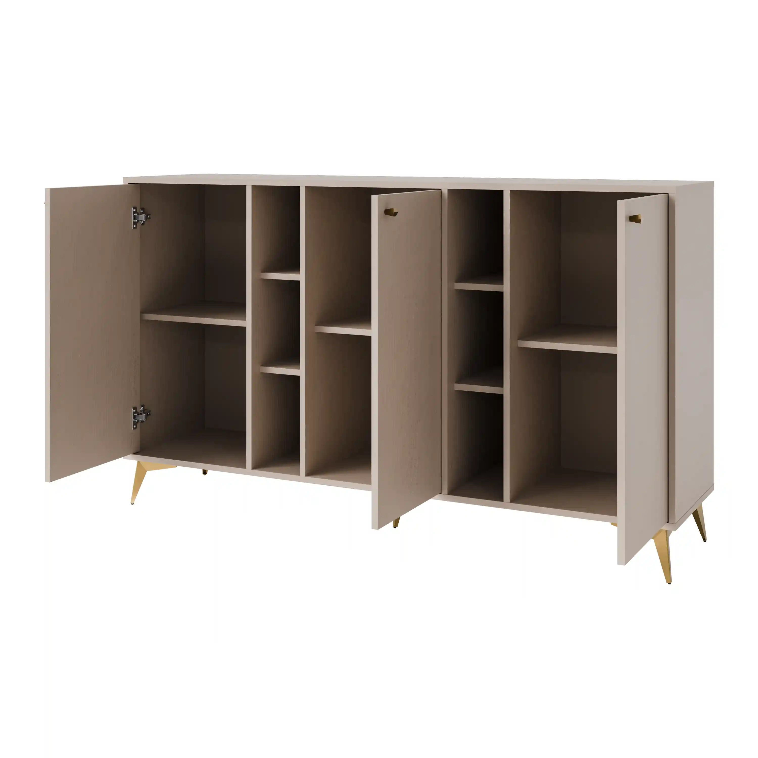 Tři­dveřová komoda Sakai 1-3F T823 Béžová