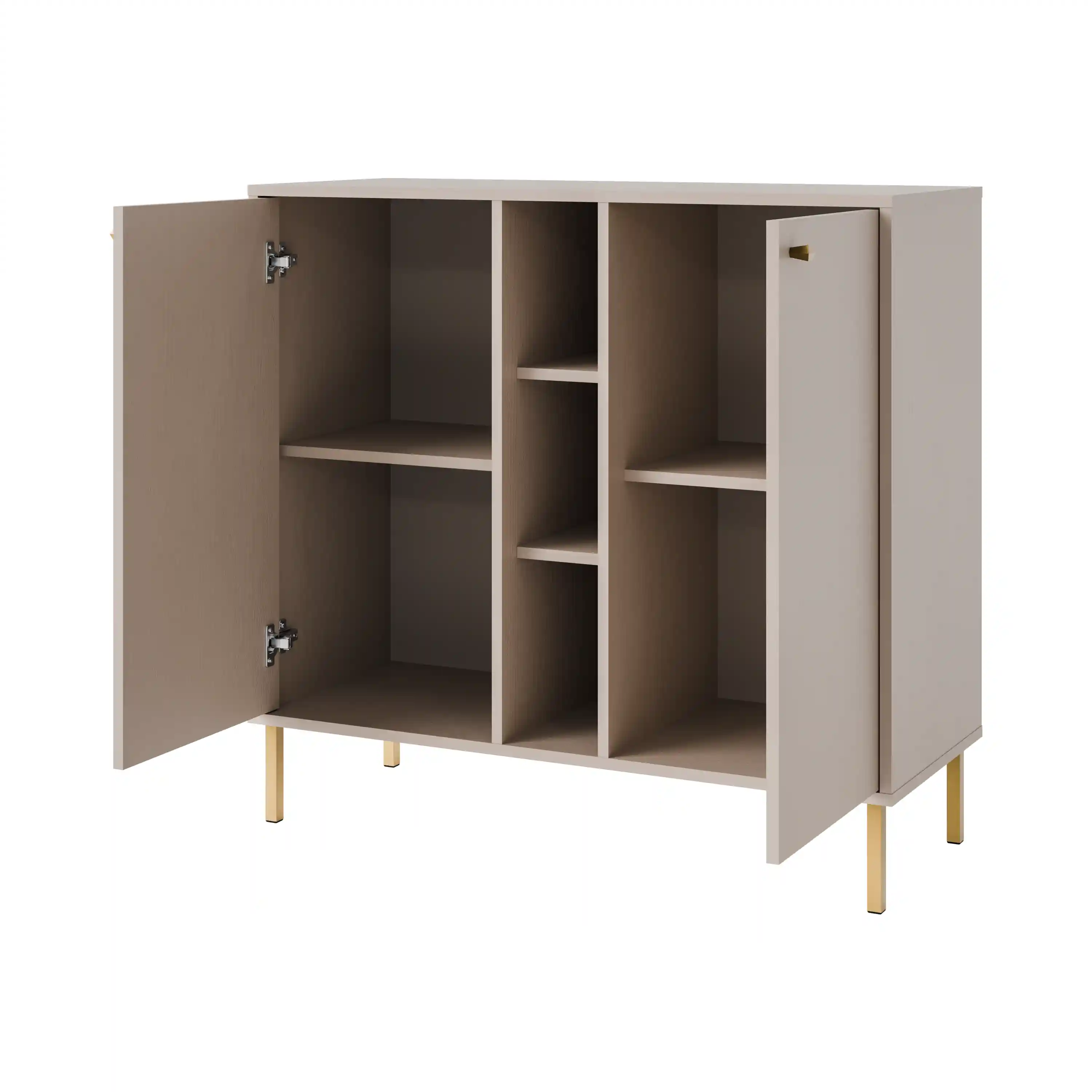 Komoda se dvěma dvířky Sakai 2F T822 Béžová