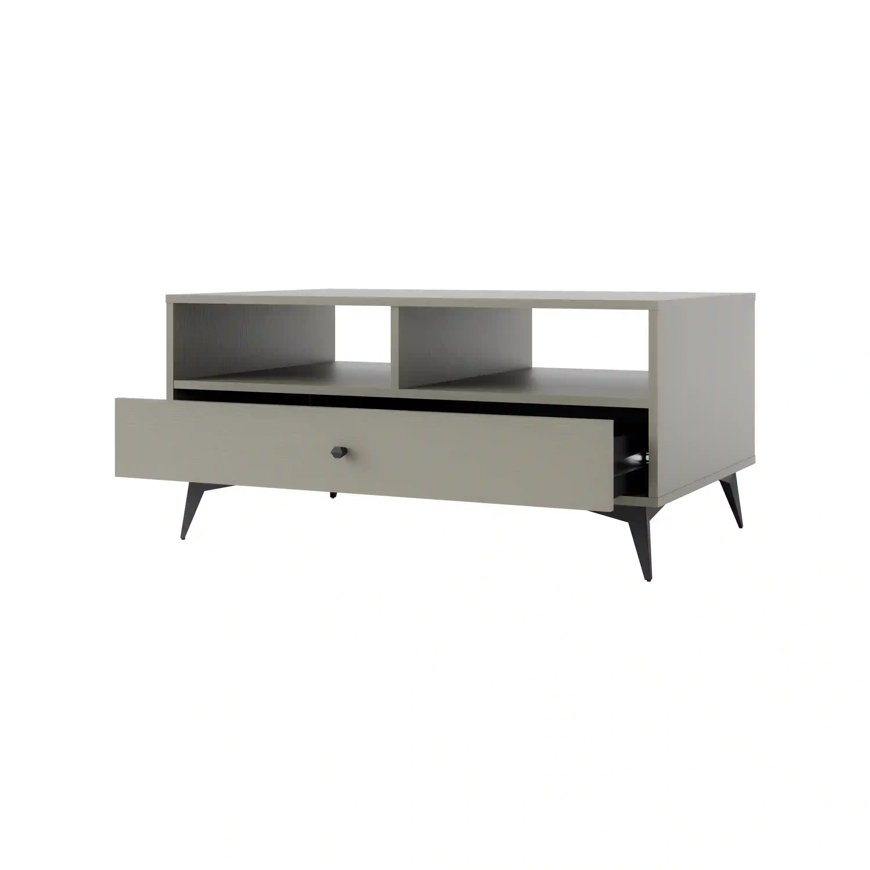 Stolik kawowy z szufladą do salonu Sakai 1S T201 Eukaliptus