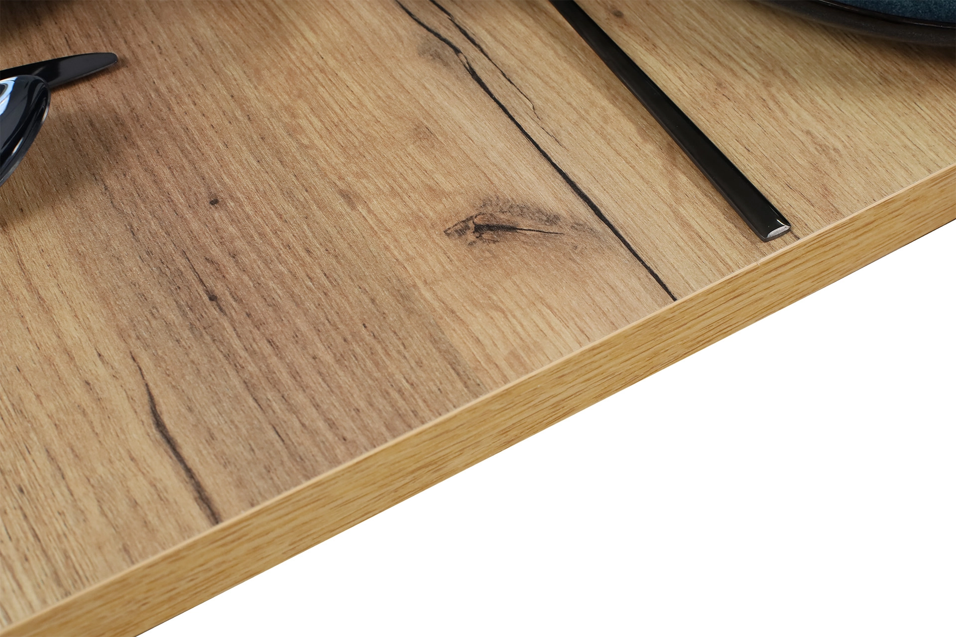 Kuchyňský a jídelní stůl LAP 120x80 černá/dub craft