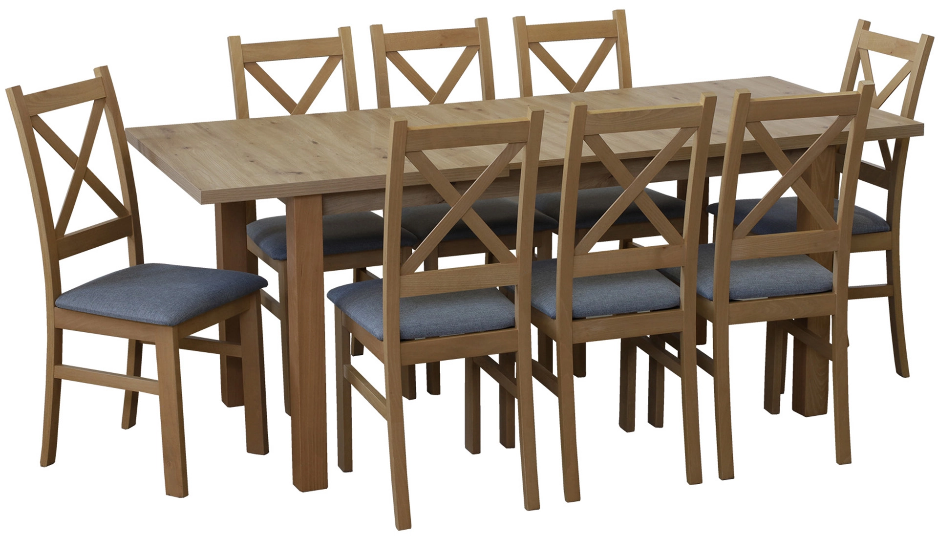 Rozkládací kuchyňský a jídelní stůl LAP 150x80 dub artisan