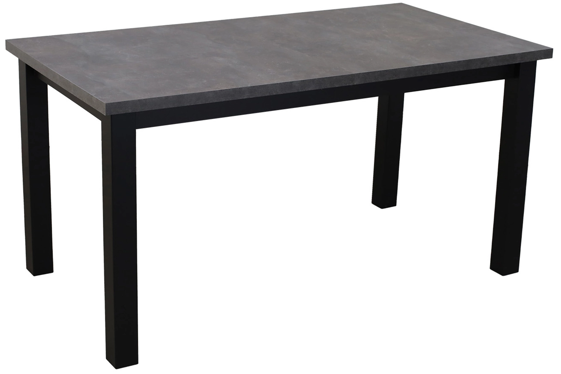 Rozkládací kuchyňský a jídelní stůl LAP 150x80 černá/beton