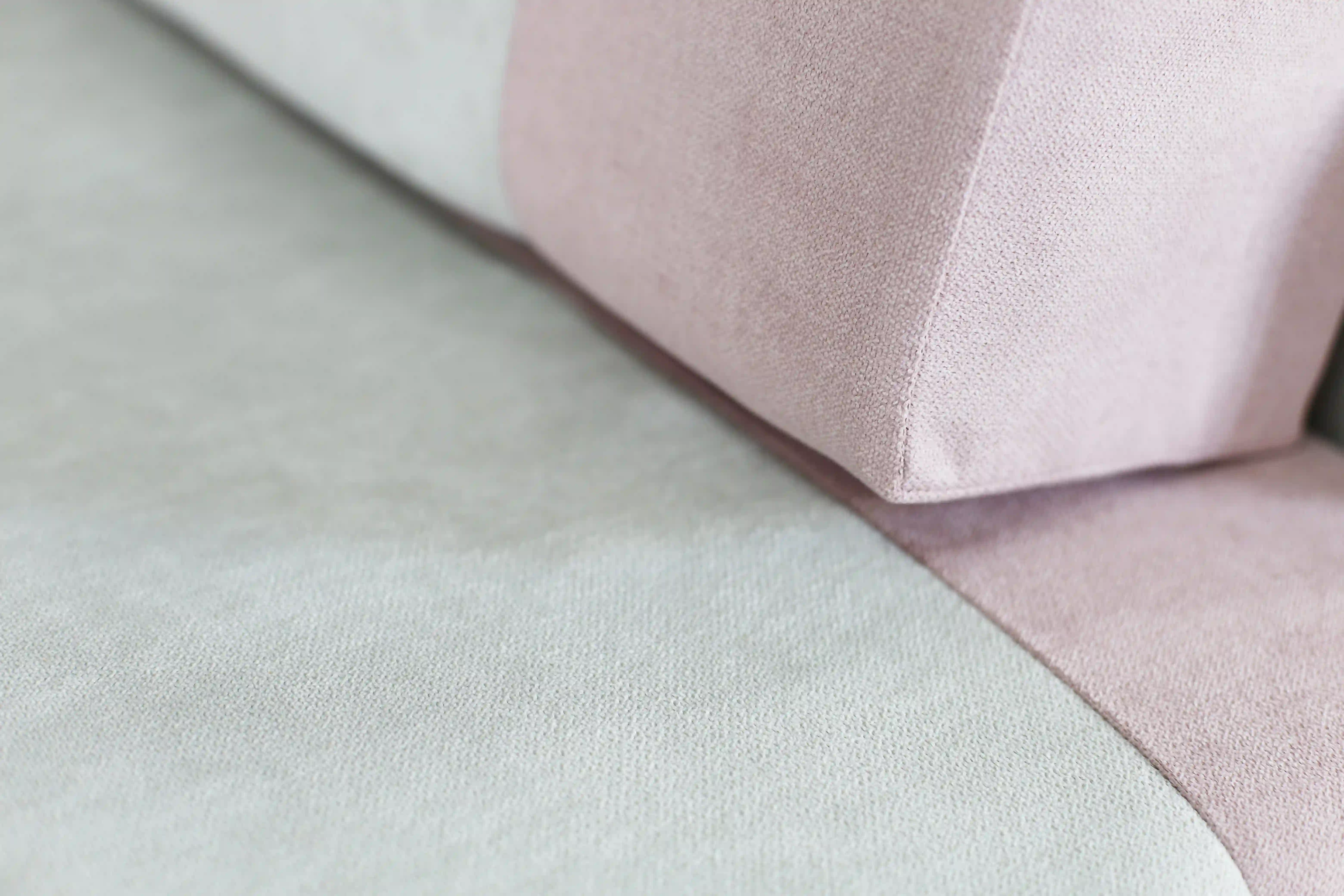 Rozkládací rohová pohovka s funkcí spaní pro jednu osobu Vaxer Růžovo/Šedá