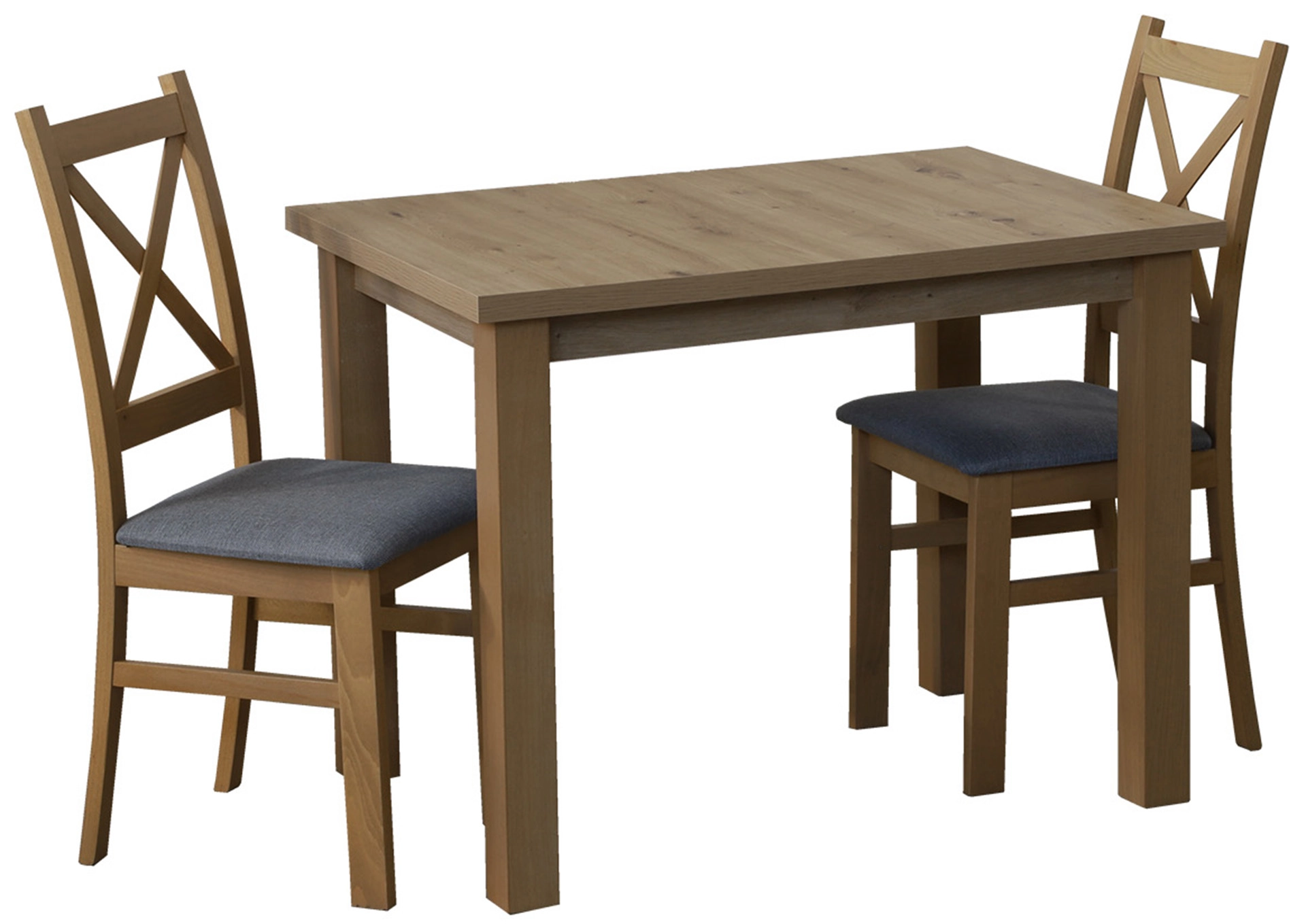 Set stolu 100x70 se 2 židlemi M007-2 dub Artisan