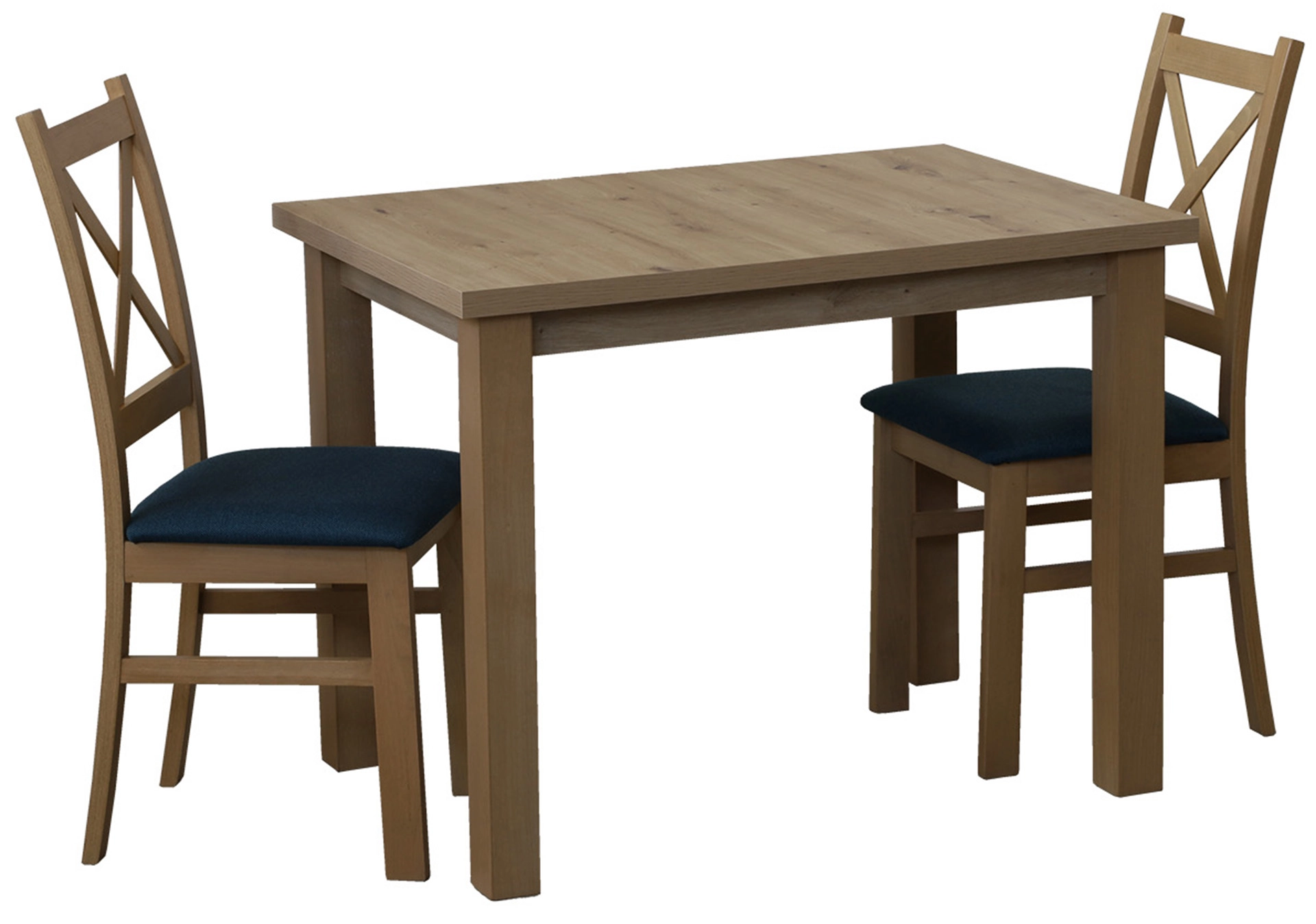 Set stolu 100x70 se 2 židlemi M013-2 dub Artisan
