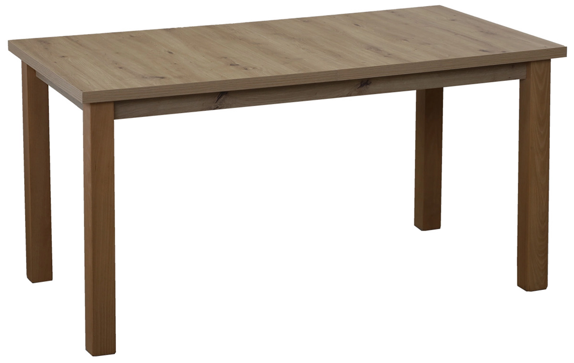 Set rozkládacího stolu 150/190x80 se 6 židlemi M018-6 dub Artisan