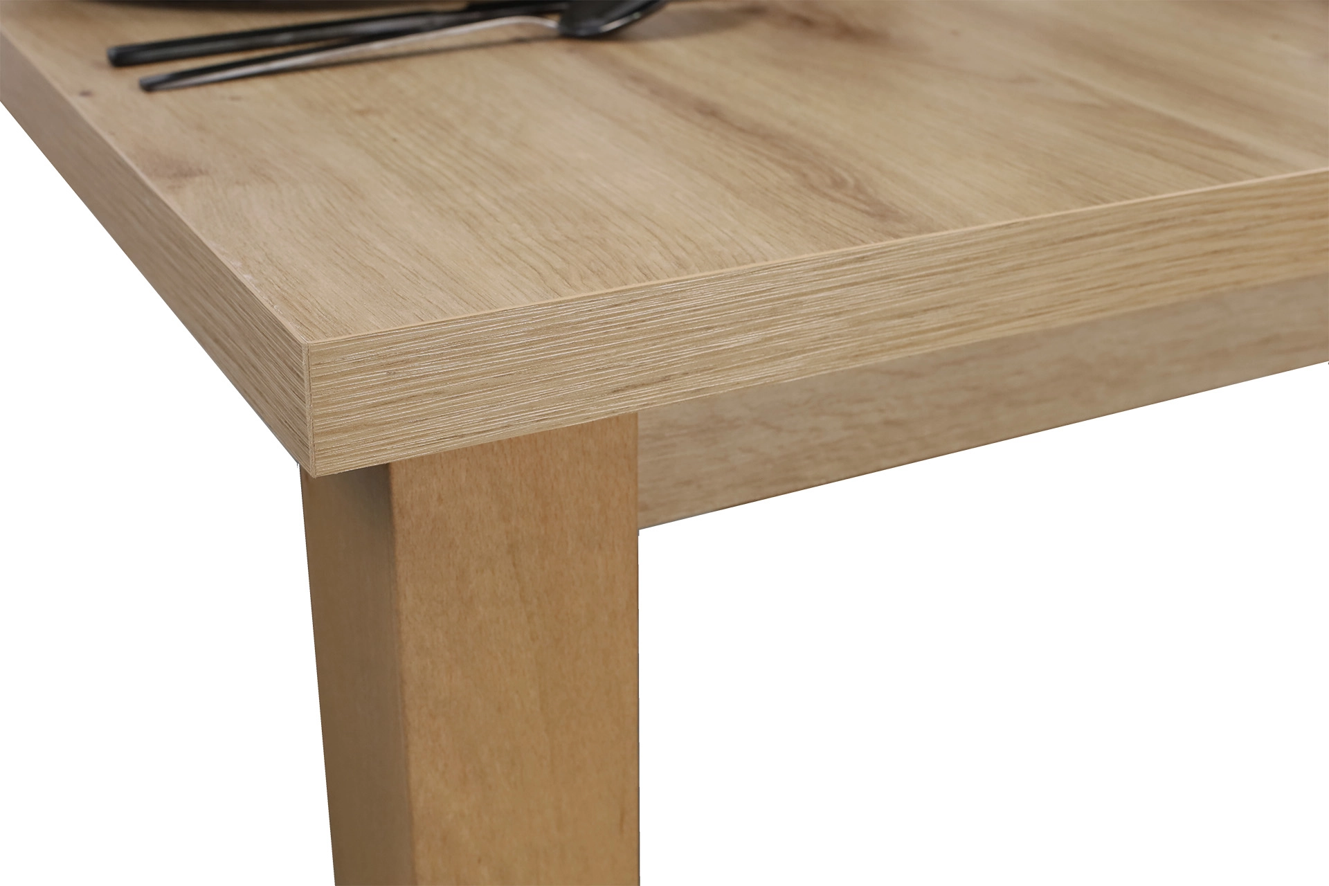 Set rozkládacího stolu 150/190x80 se 6 židlemi M018-6 dub Artisan