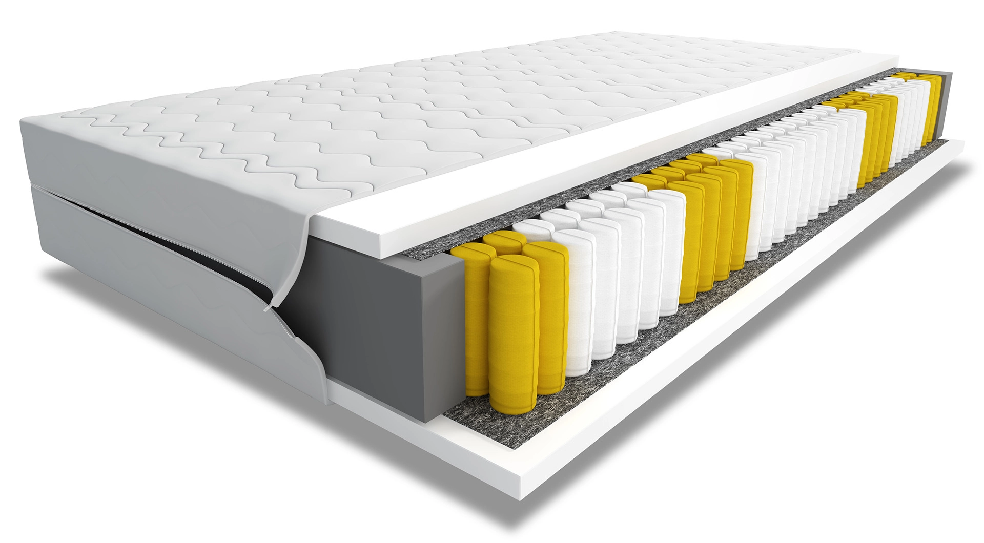 Materac do spania kieszeniowy Amani 80x200 jednoosobowy